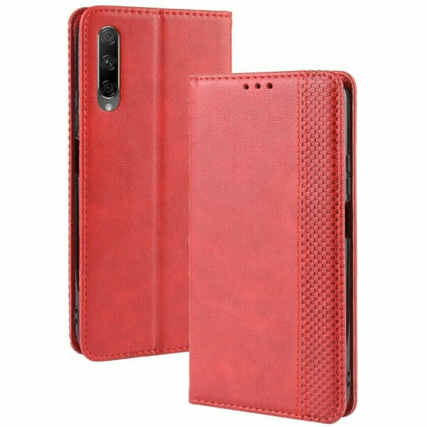 

Чехол Deexe Retro Style для Huawei P Smart Pro / Honor 9X (for China) - Red