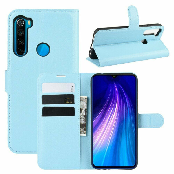 

Чехол-книжка Deexe Book Type для Xiaomi Redmi Note 8 - Baby Blue