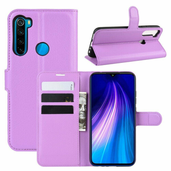 

Чехол-книжка Deexe Book Type для Xiaomi Redmi Note 8 - Purple