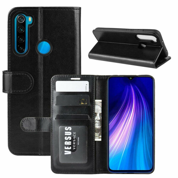 

Чехол-книжка Deexe Wallet Style для Xiaomi Redmi Note 8 - Black