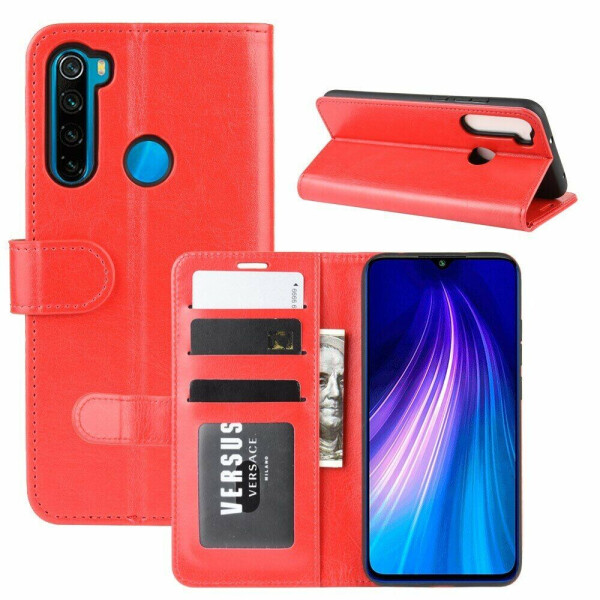 

Чехол-книжка Deexe Wallet Style для Xiaomi Redmi Note 8 - Red