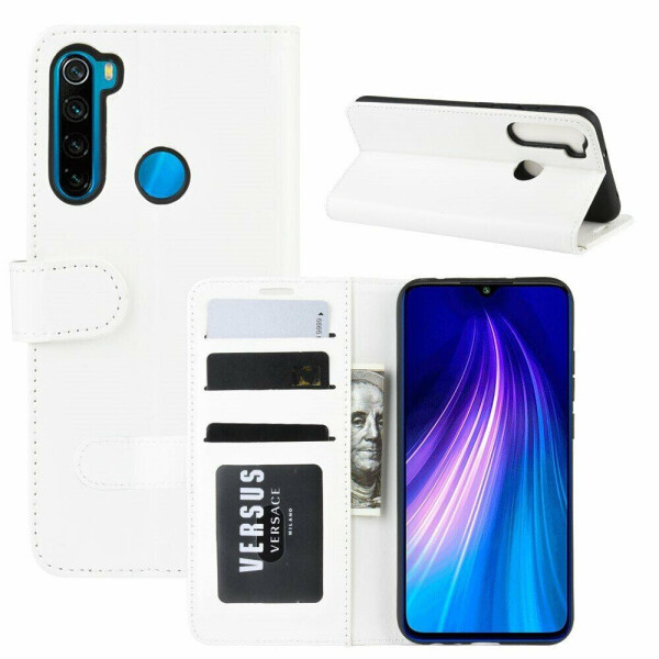 

Чехол-книжка Deexe Wallet Style для Xiaomi Redmi Note 8 - White