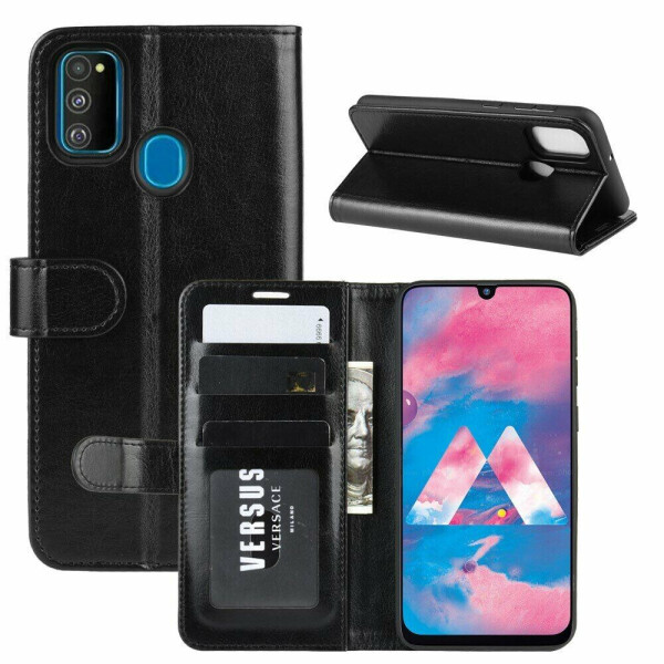 

Чехол-книжка Deexe Wallet Style для Samsung Galaxy M30s (M307) / Galaxy M21 (M215) - Black