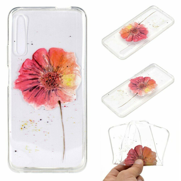 

Силиконовый (TPU) чехол Deexe Pretty Glossy для Huawei P Smart Pro / Honor 9X (for China) - Vivid Flower