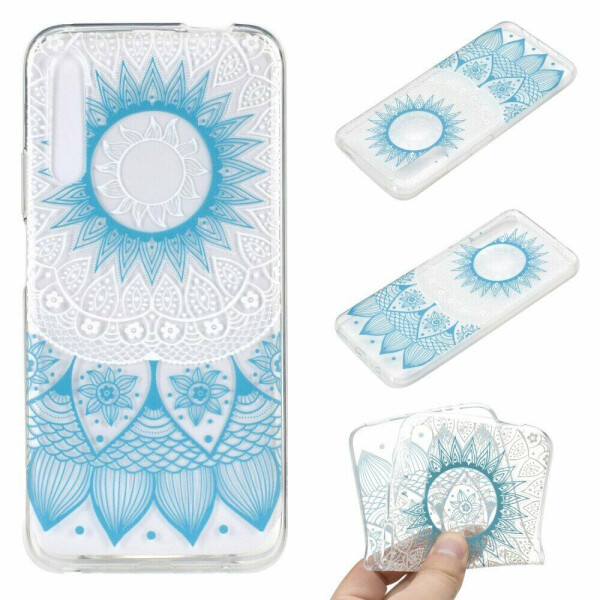 

Силиконовый (TPU) чехол Deexe Pretty Glossy для Huawei P Smart Pro / Honor 9X (for China) - Blue Mandala