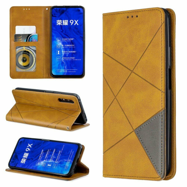 

Чехол UniCase Geometric Pattern для Huawei P Smart Pro / Honor 9X (for China) - Coffee