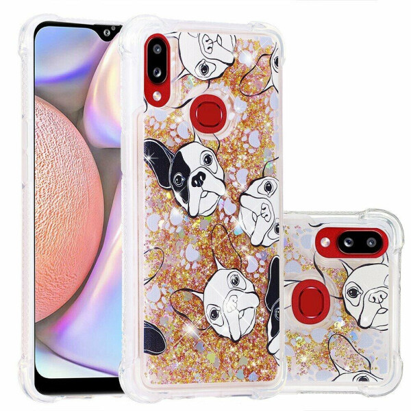 

Силиконовая (TPU) накладка Deexe Fashion Glitter для Samsung Galaxy A10s (A107) - Dogs