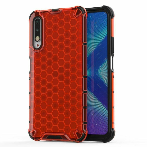 

Защитный чехол Deexe Honeycomb Series для Huawei P Smart Pro / Honor 9X (for China) - Red
