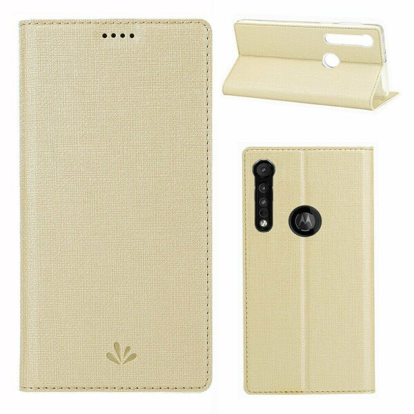

Чехол-книжка VILI DMX Style для Motorola One Macro / Moto G8 Play - Gold