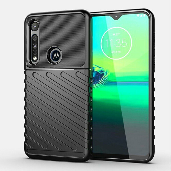 

Защитный чехол Deexe Thunder Series для Motorola One Macro / Moto G8 Play - Black
