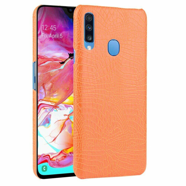 

Защитный чехол Deexe Croco Style для Samsung Galaxy A20s (A207) - Orange