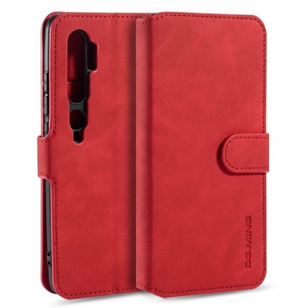 

Чехол DG.MING Retro Style для Xiaomi Mi Note 10 Pro / Mi Note 10 - Red