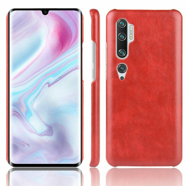 

Защитный чехол Deexe Leather Back Cover для Xiaomi Mi Note 10 Pro / Mi Note 10 - Red