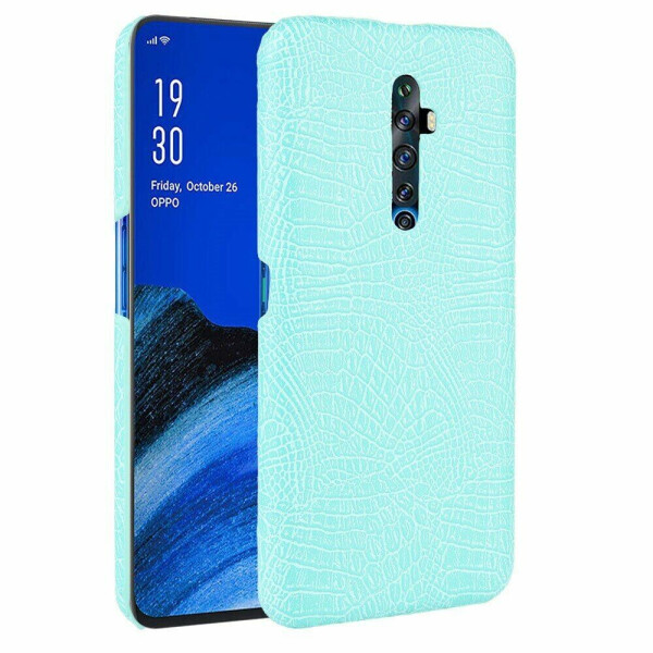 

Защитный чехол Deexe Croco Style для OPPO Reno 2Z - Cyan