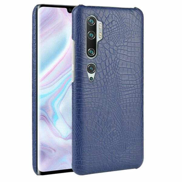

Защитный чехол Deexe Croco Style для Xiaomi Mi Note 10 Pro / Mi Note 10 - Dark Blue