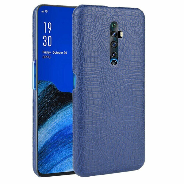 

Защитный чехол Deexe Croco Style для OPPO Reno 2Z - Blue