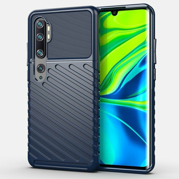

Защитный чехол Deexe Thunder Series для Xiaomi Mi Note 10 Pro / Mi Note 10 - Blue