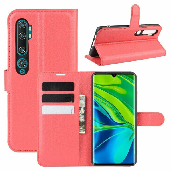 

Чехол-книжка Deexe Book Type для Xiaomi Mi Note 10 Pro / Mi Note 10 - Red