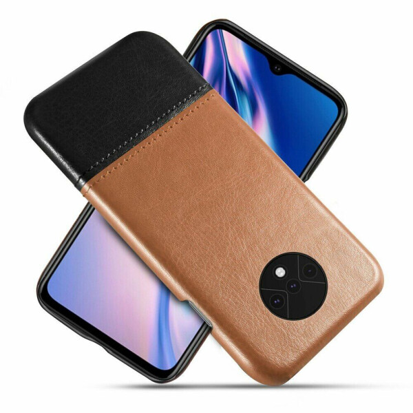 

Защитный чехол KSQ Dual Color для OnePlus 7T - Light Brown / Black