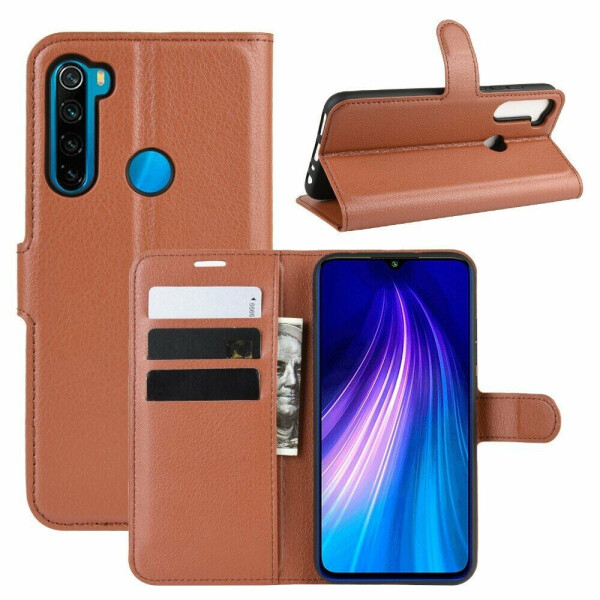 

Чехол-книжка Deexe Book Type для Xiaomi Redmi Note 8T - Brown