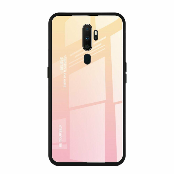 

Защитный чехол Deexe Gradient Color для OPPO A9 2020 - Gold / Pink