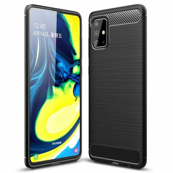 

Защитный чехол UniCase Carbon для Samsung Galaxy A71 (A715) - Black