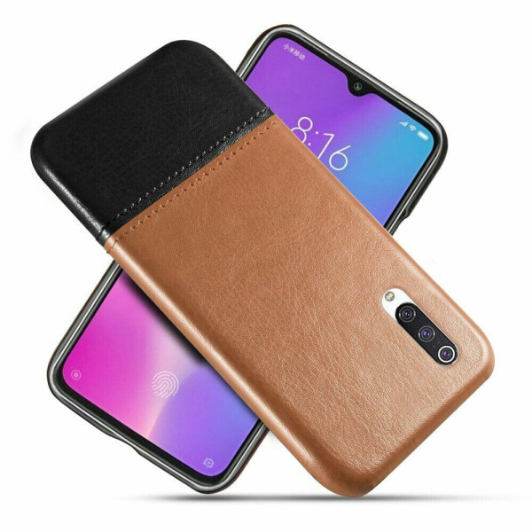 

Защитный чехол KSQ Dual Color для Xiaomi Mi 9 Lite / Mi CC9 - Light Brown / Black