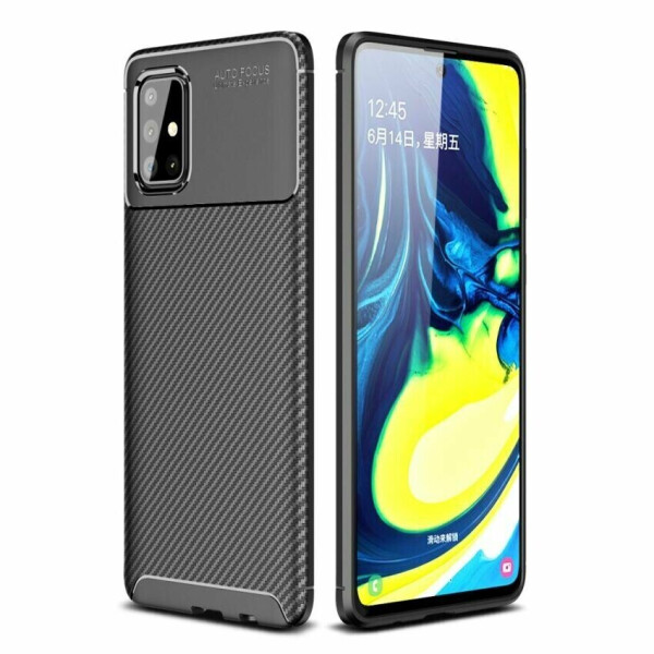 

Защитный чехол Deexe Fusion для Samsung Galaxy A71 - Black