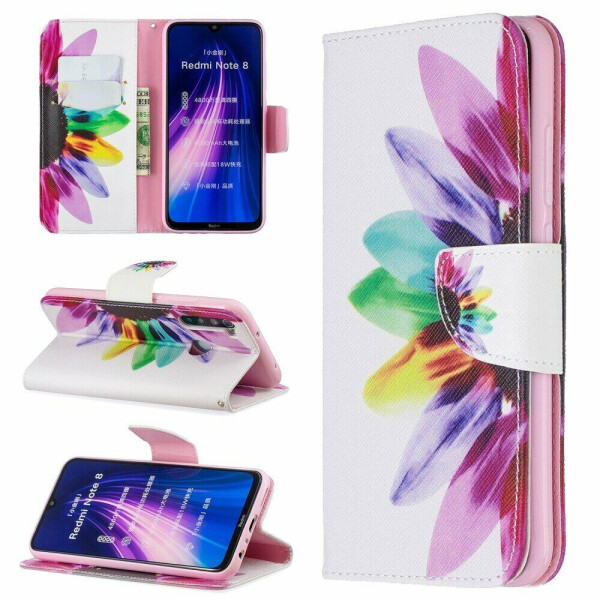 

Чехол-книжка Deexe Color Wallet для Xiaomi Redmi Note 8 - Colorized Flower