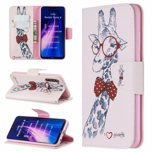 

Чехол-книжка Deexe Color Wallet для Xiaomi Redmi Note 8 - Giraffe