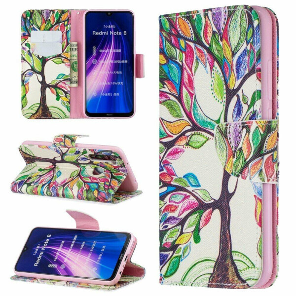 

Чехол-книжка Deexe Color Wallet для Xiaomi Redmi Note 8 - Colorized Tree