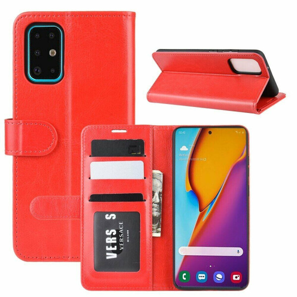 

Чехол-книжка Deexe Wallet Style для Samsung Galaxy S20 Plus (G985) - Red