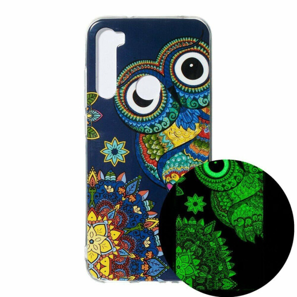 

Силиконовый (TPU) чехол Deexe LumiCase для Xiaomi Redmi Note 8 - Owl Pattern