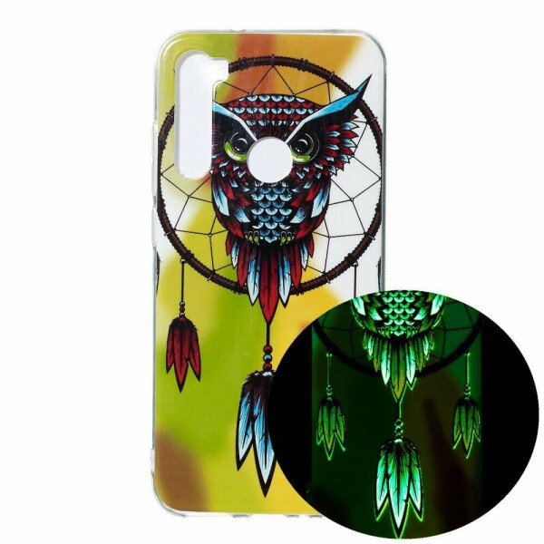 

Силиконовый (TPU) чехол Deexe LumiCase для Xiaomi Redmi Note 8 - Owl Dream Catcher
