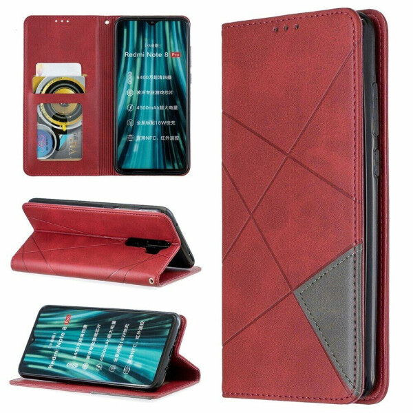 

Чехол UniCase Geometric Pattern для Xiaomi Redmi Note 8 Pro - Red