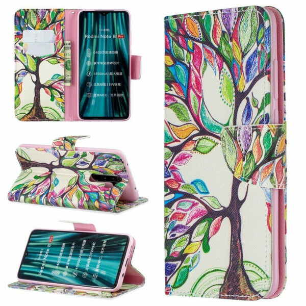

Чехол-книжка Deexe Color Wallet для Xiaomi Redmi Note 8 Pro - Colorized Tree