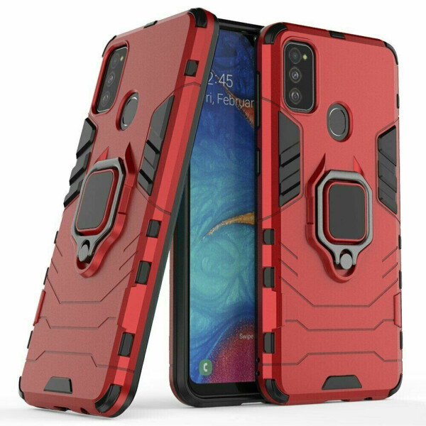 

Защитный чехол Deexe Hybrid Case для Samsung Galaxy M30s (M307) / Galaxy M21 (M215) - Red
