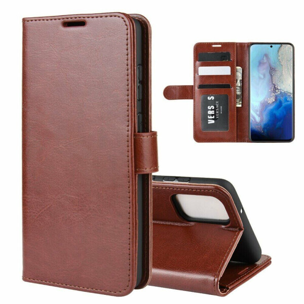 

Чехол-книжка Deexe Wallet Style для Samsung Galaxy S20 (G980) - Brown