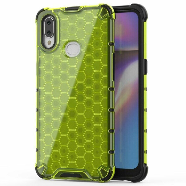 

Защитный чехол Deexe Honeycomb Series для Samsung Galaxy A10s (A107) - Green