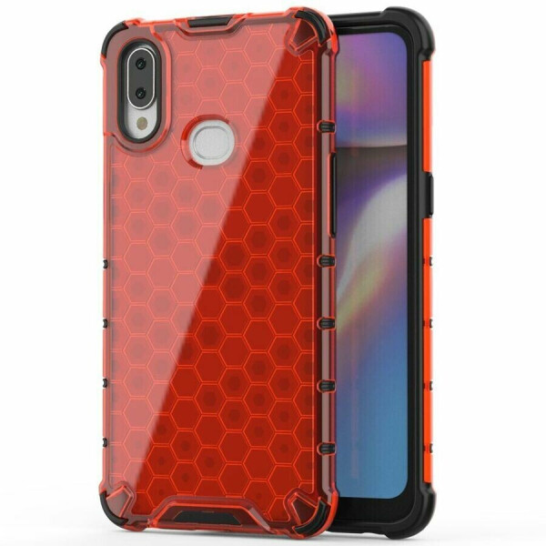 

Защитный чехол Deexe Honeycomb Series для Samsung Galaxy A10s (A107) - Red
