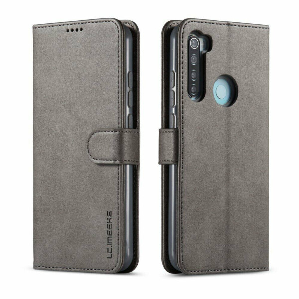 

Чехол LC.IMEEKE Wallet Case для Xiaomi Redmi Note 8T - Grey
