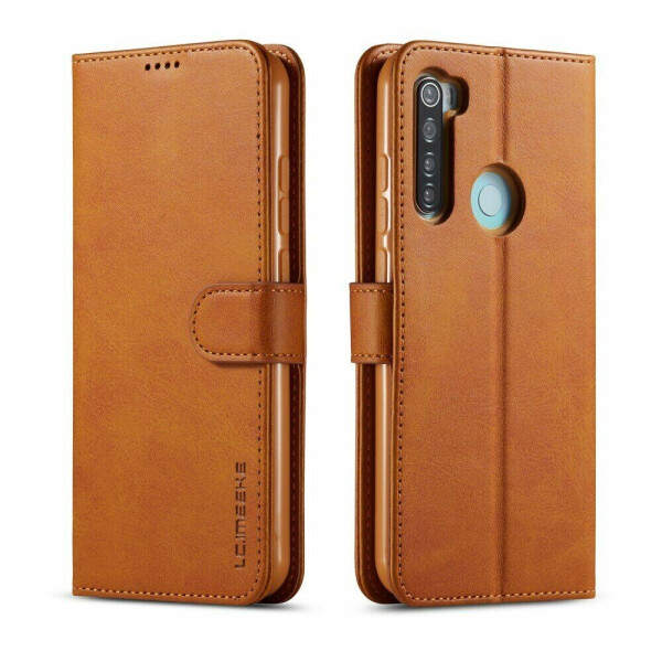 

Чехол LC.IMEEKE Wallet Case для Xiaomi Redmi Note 8T - Brown