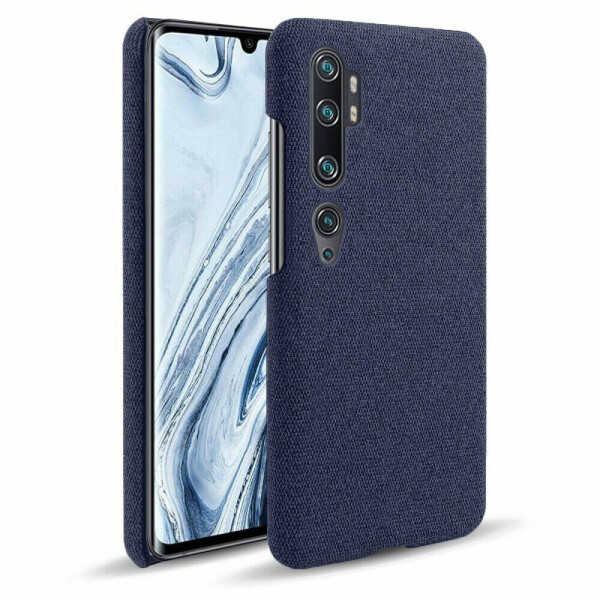

Защитный чехол KSQ Cloth Style для Xiaomi Mi Note 10 Pro / Mi Note 10 - Dark Blue