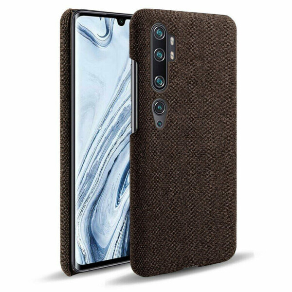 

Защитный чехол KSQ Cloth Style для Xiaomi Mi Note 10 Pro / Mi Note 10 - Coffee