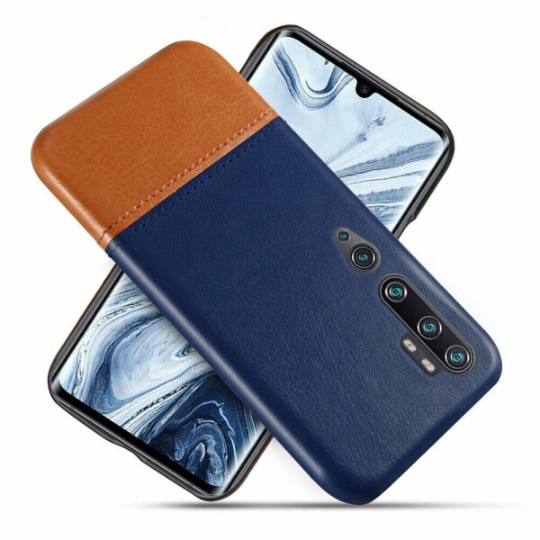 

Защитный чехол KSQ Dual Color для Xiaomi Mi Note 10 Pro / Mi Note 10 - Dark Blue/Orange