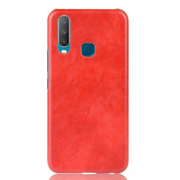 

Защитный чехол Deexe Leather Back Cover для VIVO Y17 - Red