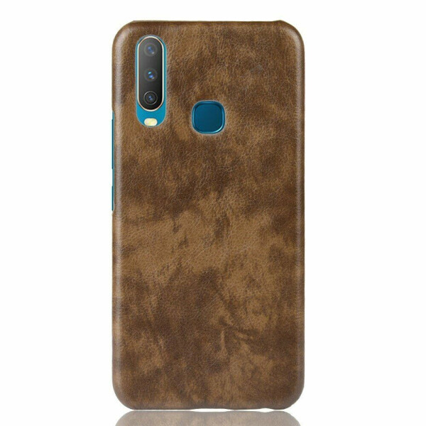 

Защитный чехол Deexe Leather Back Cover для VIVO Y17 - Brown