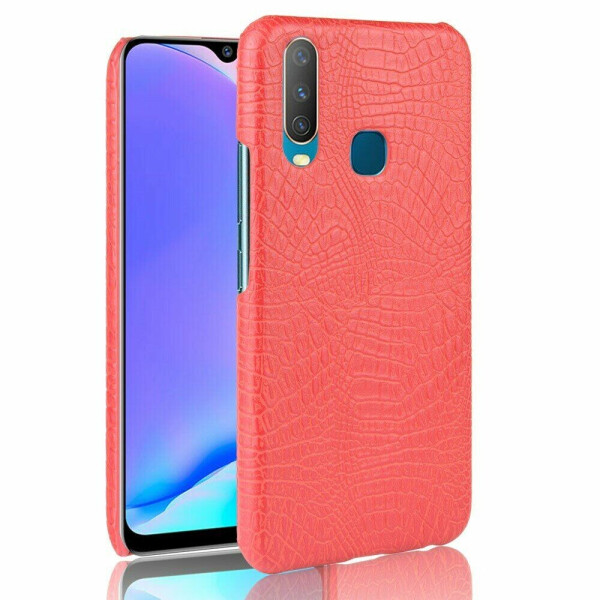 

Защитный чехол Deexe Croco Style для VIVO Y17 - Red