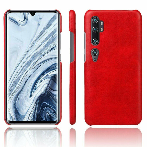 

Защитный чехол KSQ Leather Cover для Xiaomi Mi Note 10 Pro / Mi Note 10 - Red