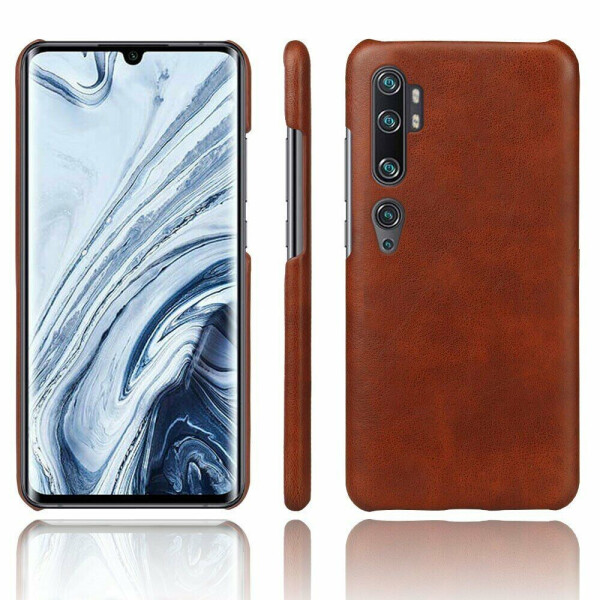 

Защитный чехол KSQ Leather Cover для Xiaomi Mi Note 10 Pro / Mi Note 10 - Brown